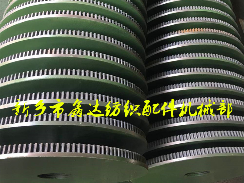 織布機螺紋盤片細(xì)節(jié)（織機經(jīng)軸）